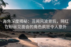 海角深度揭秘：丑闻风波背后，网红在粉丝见面会的角色疯狂令人意外