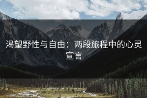 渴望野性与自由：两段旅程中的心灵宣言